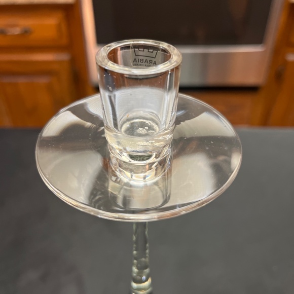 Vintage Arabia of Finland Nuutajarvi Aurora Chrystal Candlestick. 1974. - Picture 9 of 10